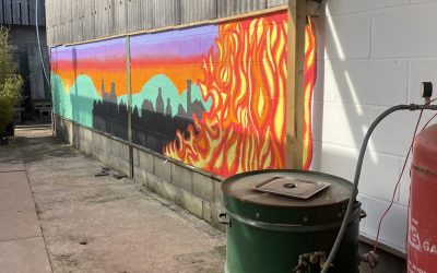 There’s no smoke without fire – and there was lots of both on our Raku day!