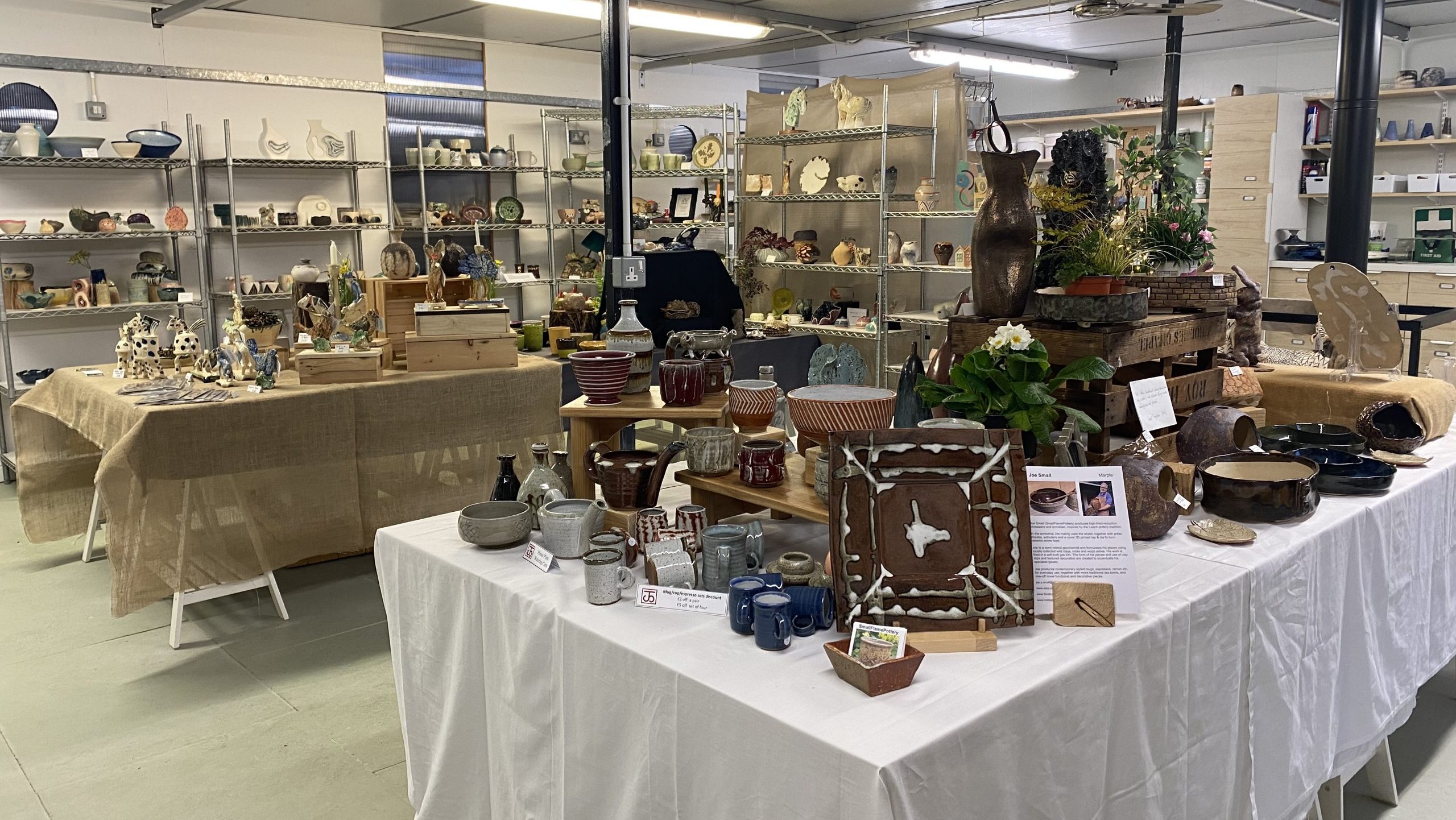 The studio transformed into exhibition space scaled e1756297153465
