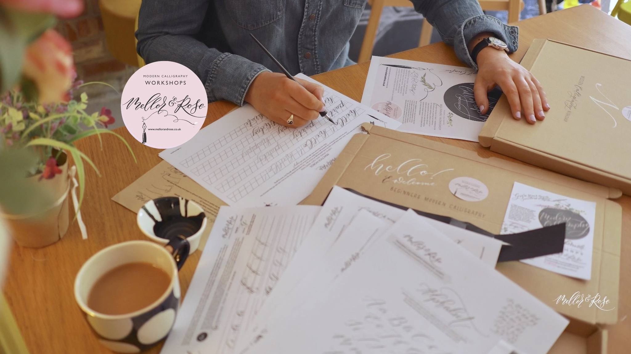 Mellor Rose Cheshire Clay Studio Modern Calligraphy Workshop e1764073693308