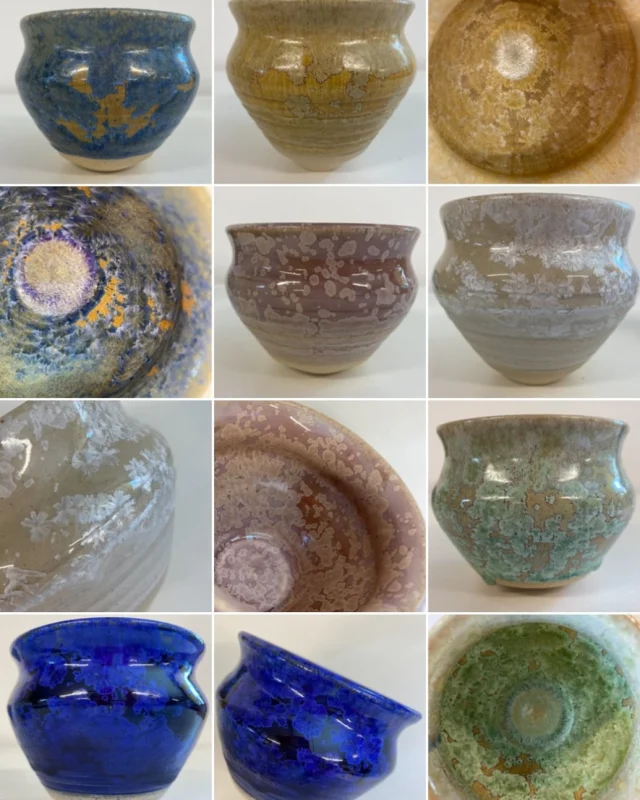 Some tasty new glazes out of the kiln this fabulous Friday.  What do think? 

#pottery
#potteryclasses

@cheshireclaystudio @lowes_farm_shop